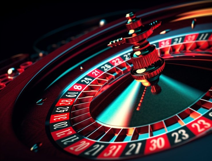 Studio live Monopoly Live dengan host profesional dan roda putar interaktif